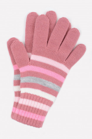 Перчатки для девочки, артикул: КВ 10000/22ш, цвет: розовый - 2 фото