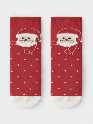 Носки для девочки, артикул: К 9658/7 ФВ, цвет: красный - 2 фото