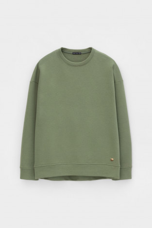 Джемперы женские для мам, артикул: ЕВТ 3221, цвет: хаки - 2 фото