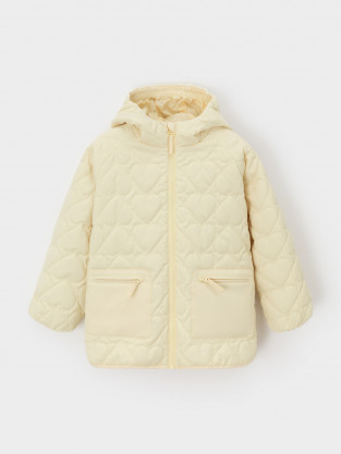 Куртка для девочки, артикул: ВК 32188/2 ГР, цвет: желтый - 2 фото