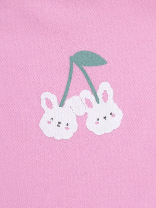 Нагрудник для новорожденных, артикул: К 8526, цвет: светло-розовый - 2 фото