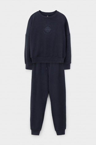 Комплекты для дома для мам, артикул: Е 20198, цвет: темно-синий - 2 фото