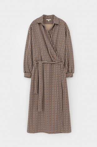 Платья женские для мам, артикул: ЕВТ 5060, цвет: бежевый - 2 фото