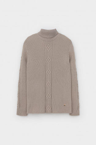 Джемперы женские для мам, артикул: ЕВ 30253, цвет: бежевый - 2 фото