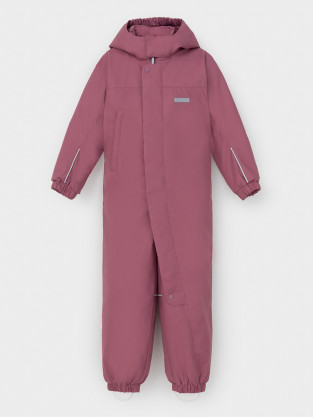 Комбинезоны утепленные для девочки, артикул: ВК 60109/5 УЗГ, цвет: бордовый - 2 фото