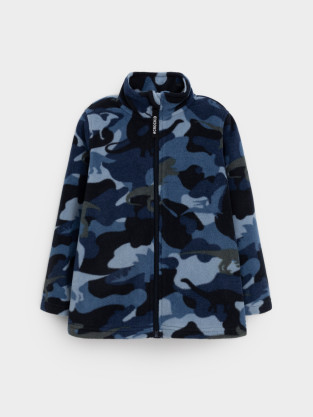 Куртка для мальчика, артикул: ФЛ 34025/н/48 ГР, цвет: синий - 2 фото