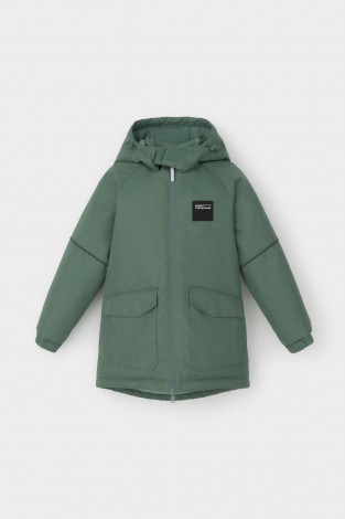Куртки для мальчика, артикул: ВК 36094/4 ГР, цвет: зеленый - 2 фото
