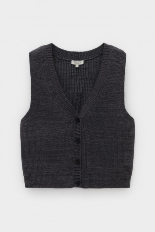 Жилеты женские для мам, артикул: ЕВ 30260/ш, цвет: темно-серый - 2 фото