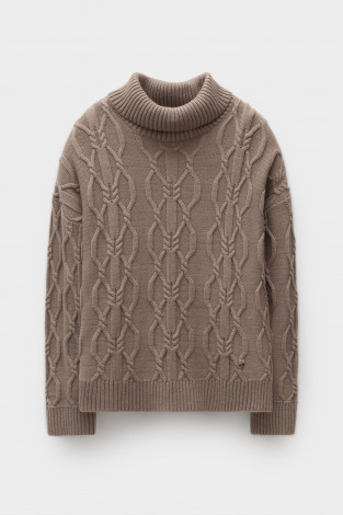 Джемперы женские для мам, артикул: ЕВ 30234/ш, цвет: бежевый - 2 фото