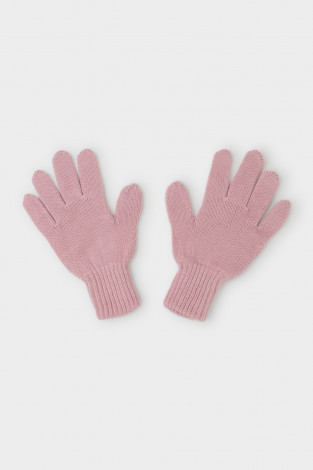Перчатки для девочки, артикул: К 125, цвет: розовый - 2 фото
