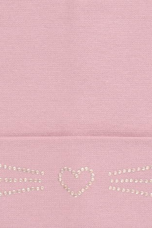 Шапка для девочки, артикул: К 8167, цвет: розовый - 2 фото