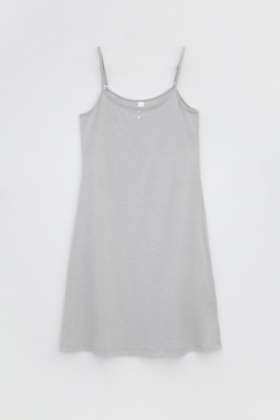 Сорочки ночные женские для мам, артикул: Е 10047, цвет: светло-серый5 - 2 фото