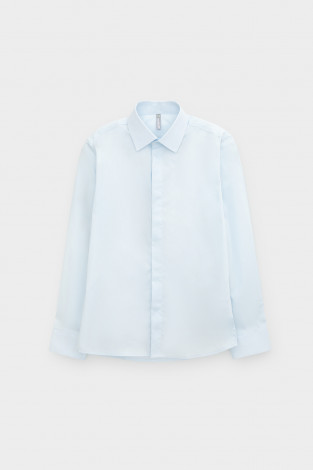 Рубашки для мальчика, артикул: ТК 39031, цвет: голубой - 2 фото