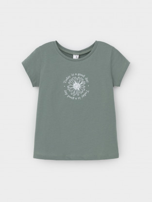 Футболка для девочки, артикул: КП 302763, цвет: зеленый - 2 фото