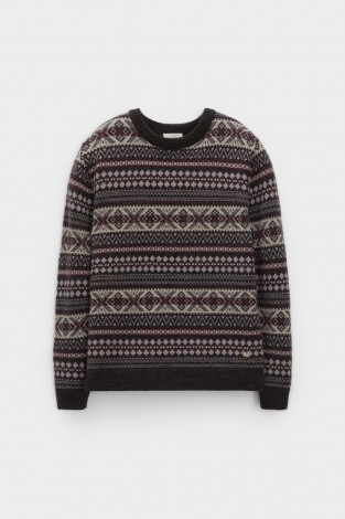 Джемперы женские для мам, артикул: ЕВ 30282/ш, цвет: коричневый - 2 фото