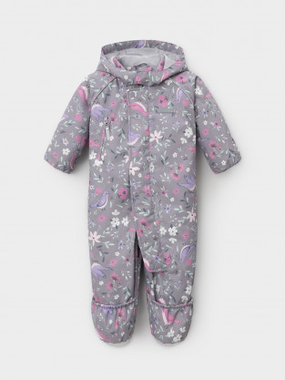 Комбинезоны утепленные для девочки, артикул: ВК 60085/н/2 Ал, цвет: серый - 2 фото