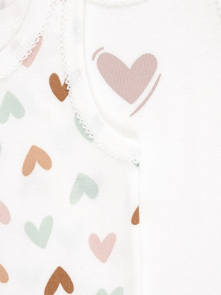 Майки для девочки, артикул: К 1181-2уп, цвет: сахар - 2 фото