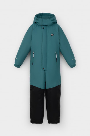 Комбинезоны утепленные для мальчика, артикул: ВК 60122/5 ГР, цвет: зеленый - 2 фото