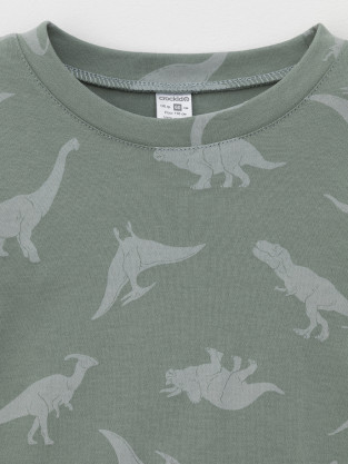 Пижама для мальчика, артикул: К 1552, цвет: зеленый - 2 фото