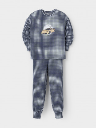 Пижама для мальчика, артикул: К 1581, цвет: светло-серый5 - 2 фото