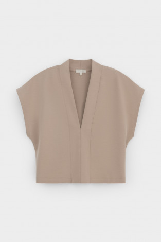 Жилеты женские для мам, артикул: ЕВТ 3295, цвет: бежевый - 2 фото