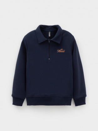 Свитшоты для мальчика, артикул: КР 302798, цвет: темно-синий - 2 фото