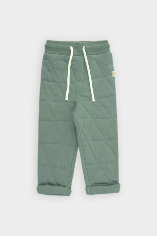 Брюки для девочки, артикул: КР 400768, цвет: зеленый - 2 фото