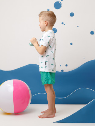 Плавки для мальчика, артикул: ТК 19007/4 ФВ, цвет: зеленый