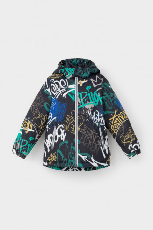 Куртки для мальчика, артикул: ВК 36089/н/4 ГР (122-146), цвет: черный3 - 2 фото