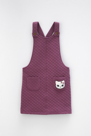 Сарафан для девочки, артикул: КР 5712, цвет: фиолетовый - 2 фото