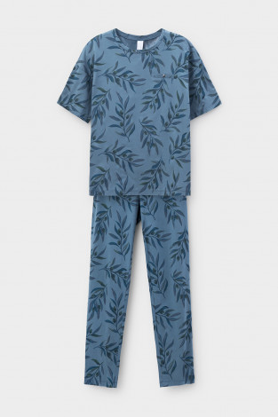 Комплекты для дома для мам, артикул: Е 20103/24, цвет: голубой - 2 фото