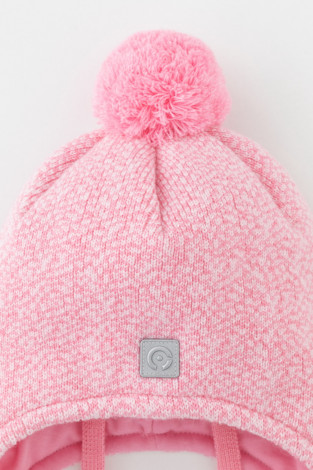 Шапка для девочки, артикул: КВ 20394/ш, цвет: розовый - 2 фото