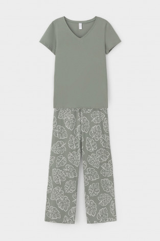 Комплекты для дома для мам, артикул: Е 20075/24, цвет: зеленый - 2 фото