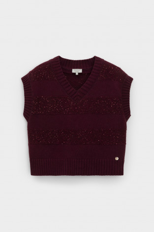 Жилеты женские для мам, артикул: ЕВ 30265/ш, цвет: фиолетовый - 2 фото