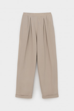 Брюки женские для мам, артикул: ЕВТ 4132, цвет: бежевый - 2 фото