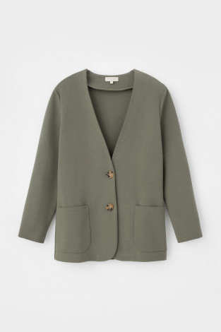 Жакеты, куртки женские для мам, артикул: ЕВТ 3188, цвет: зеленый - 2 фото