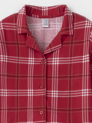 Пижама для девочки, артикул: КП 1665, цвет: красный - 2 фото