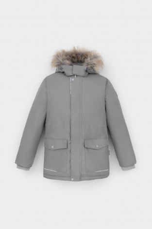 Куртки для мальчика, артикул: ВК 36103/3 ГР ( 98-122), цвет: серый - 2 фото