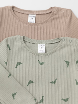 Джемпер для новорожденных, артикул: К 302520-2уп, цвет: хаки - 2 фото