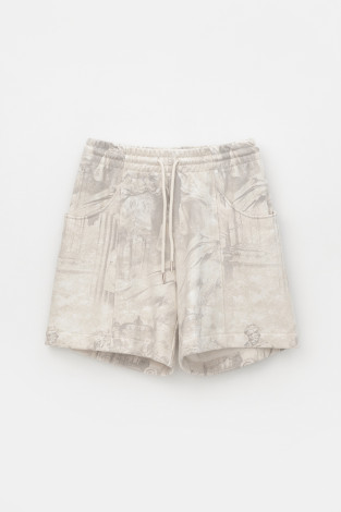 Шорты женские для мам, артикул: ЕВТ 4048, цвет: сливки2 - 2 фото