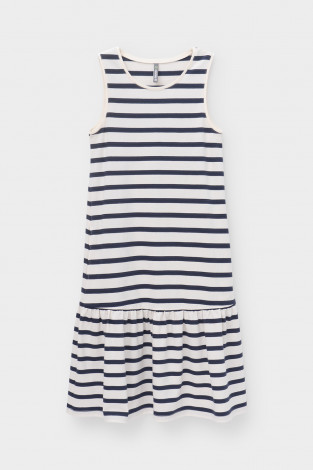 Сарафан для девочки, артикул: КР 5803, цвет: светло-бежевый - 2 фото