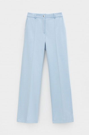 Брюки женские для мам, артикул: ЕВТ 4099, цвет: голубой - 2 фото