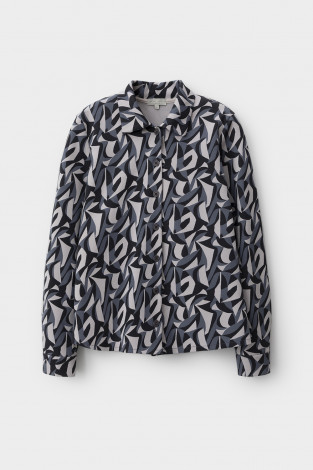 Блузы, рубашки женские для мам, артикул: ЕВТ 3245, цвет: светло-серый5 - 2 фото