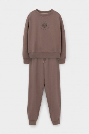 Комплекты для дома для мам, артикул: Е 20198, цвет: коричневый - 2 фото