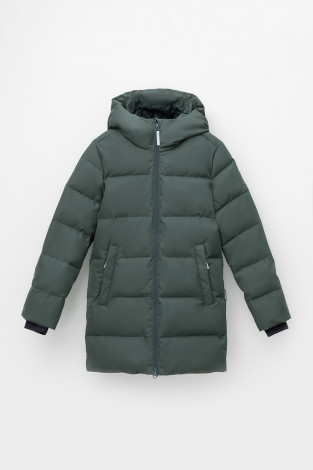Пальто, плащи для мальчика, артикул: ВК 34071/2 УЗГ, цвет: зеленый - 2 фото