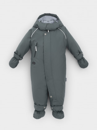 Комбинезоны утепленные для мальчика, артикул: ВК 60032/9 УЗГ, цвет: зеленый - 2 фото