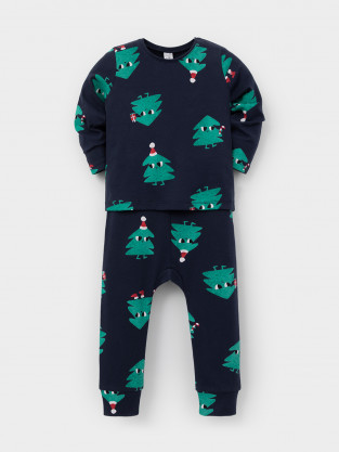 Пижамы, артикул: К 1661, цвет: синий - 2 фото