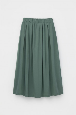 Юбки женские для мам, артикул: ЕВТ 7022, цвет: зеленый - 2 фото