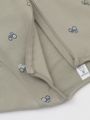 Комбинезон для новорожденных, артикул: К 6192, цвет: хаки - 2 фото