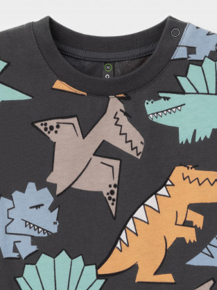 Футболка для мальчика, артикул: КР 302975, цвет: темно-серый - 2 фото